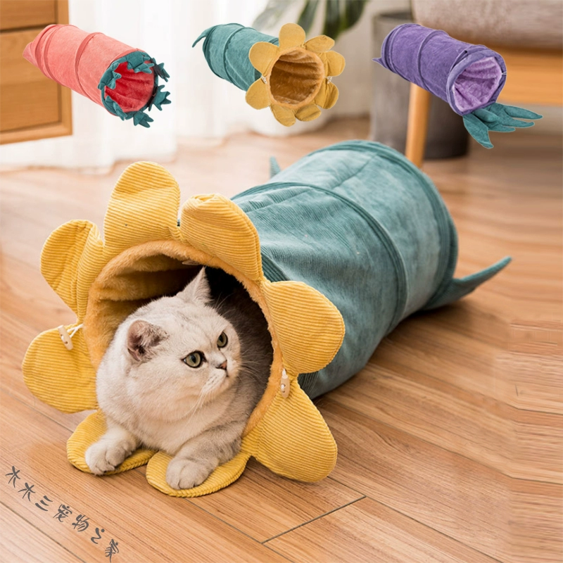 Кошачий туннель Английский короткий Тедди сверло-отверстие Four Seasons Кошачий питомник Домашние животные Звукоходная бумага