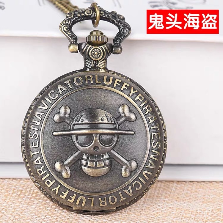 Estilo chino retro de bronce gran reloj de bolsillo turístico lugar escénico recuerdo vintage colgante reloj regalo reloj al por mayor