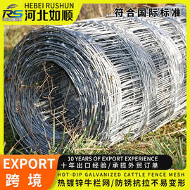 圈山养殖牛栏网围栏网草原网热镀锌防锈防护牛羊果园网养殖网