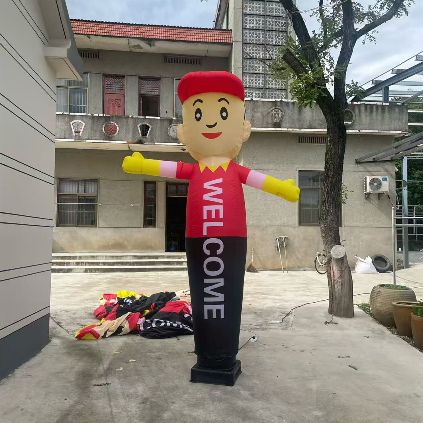 充气招手气模人舞星广告人偶财神洗车工开业摇摆卡通庆典挥手小丑