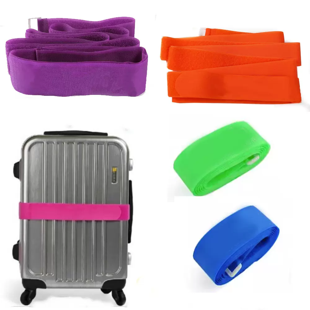 热销行李箱魔术贴绑带一字打包货物捆绑织带加固防爆魔术贴绑带