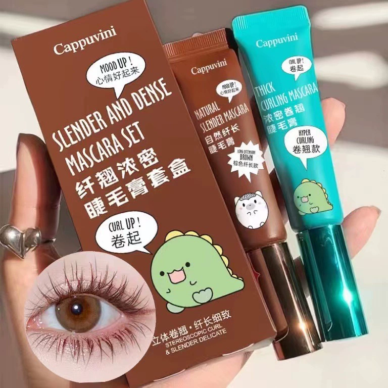 卡泡维妮 Toothpaste, плотная длина завивки водостойкая тушь для ресниц, без разводов