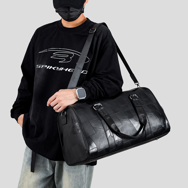 Travel bag, waterproof crossbody bag, men's business bag/handbag, 20-35L large capacity, lightweight.