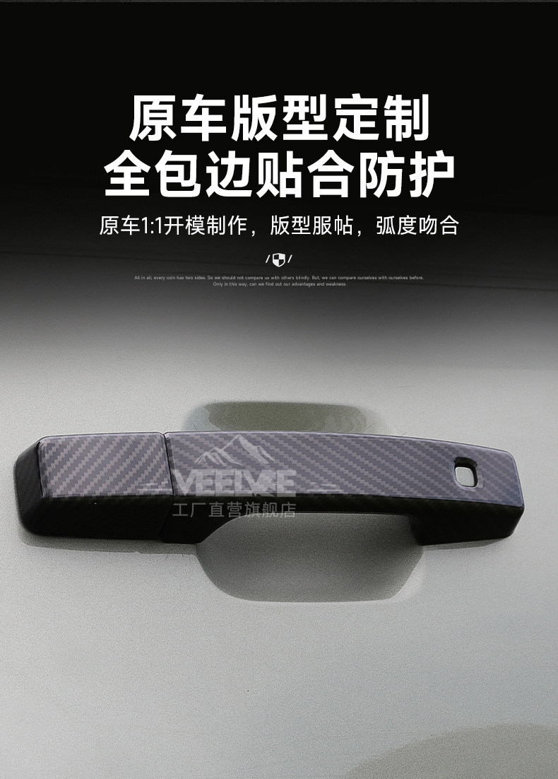 Suitable for Land Rover New Defender 90/110 Carbon Fiber Pattern Interior Decoration Stickers Accessories Steering Wheel Center Console Air Vent Modification
