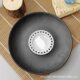 Small Cut Out Round Plate Artificial Food Toy Cake Plate Paper Clay Cream Native Food Toy Mini Heart-shaped Plate Fruit Plate