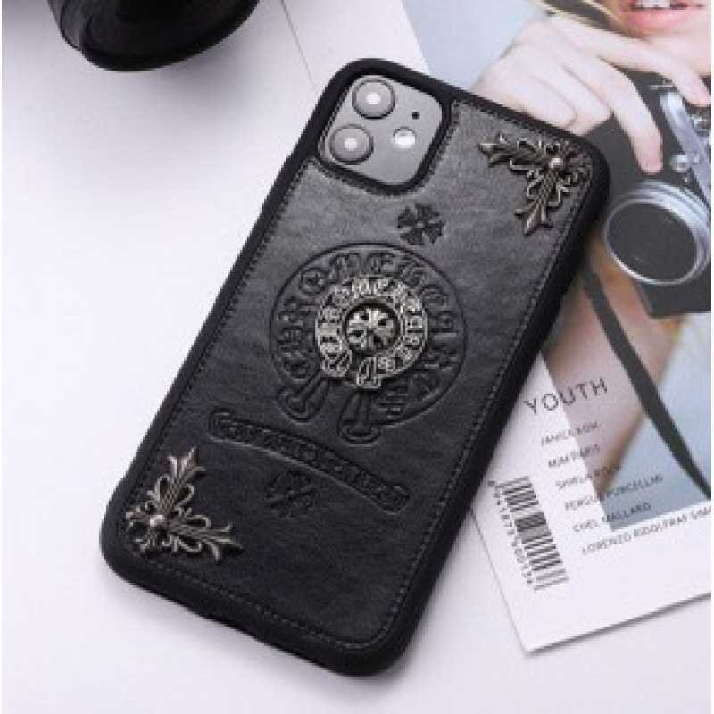 潮牌金属适用iphone15promax手机壳苹果16pro立体十字架个性13plu|undefined
