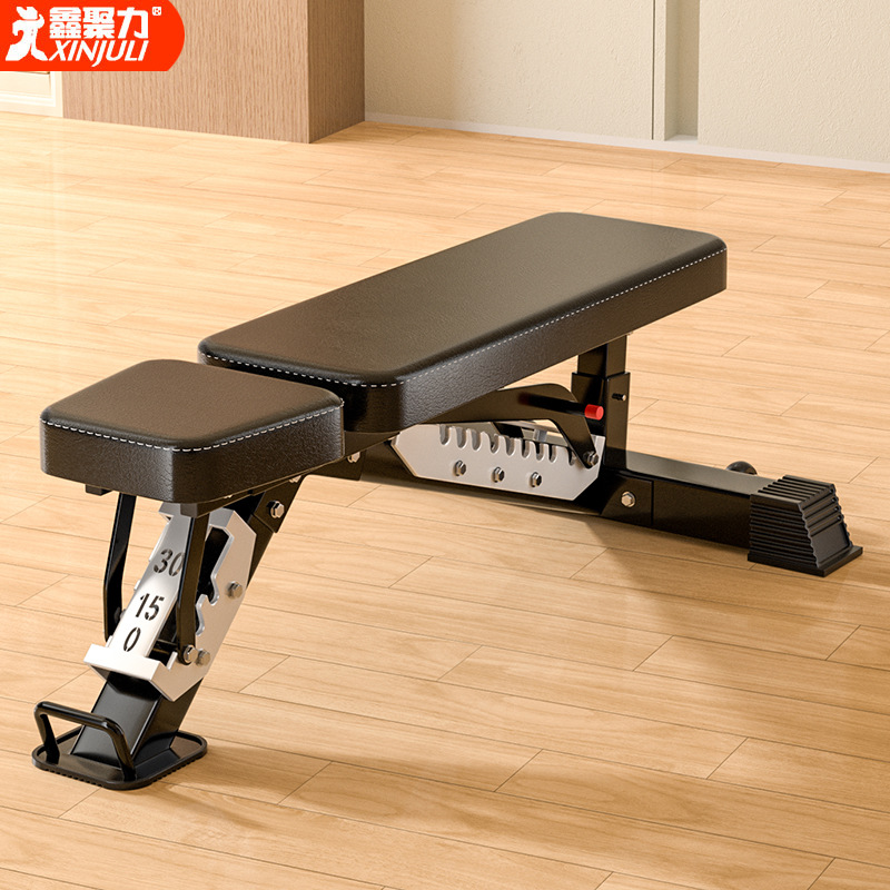 Taburete con mancuernas Tablas de abdominales multifuncionales para el hogar Silla de fitness Entrenamiento de banca con barra profesional para hombres Taburete de fuerza