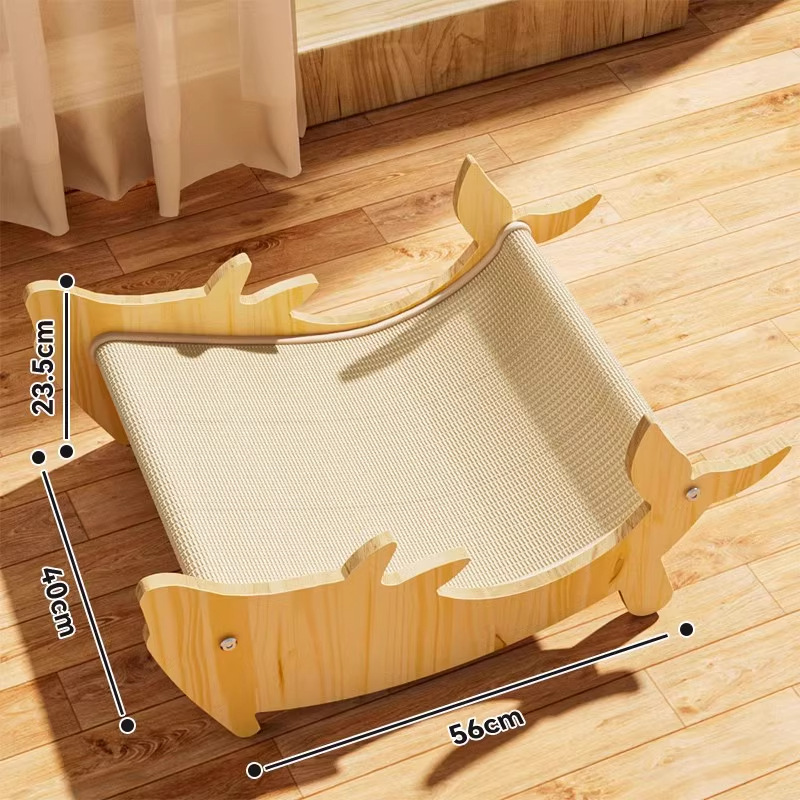 Sofá de seda para gatos, tablero de agarre para gatos resistente al desgaste, tablero de garras para gatos de tamaño grande, sillón para gatos.