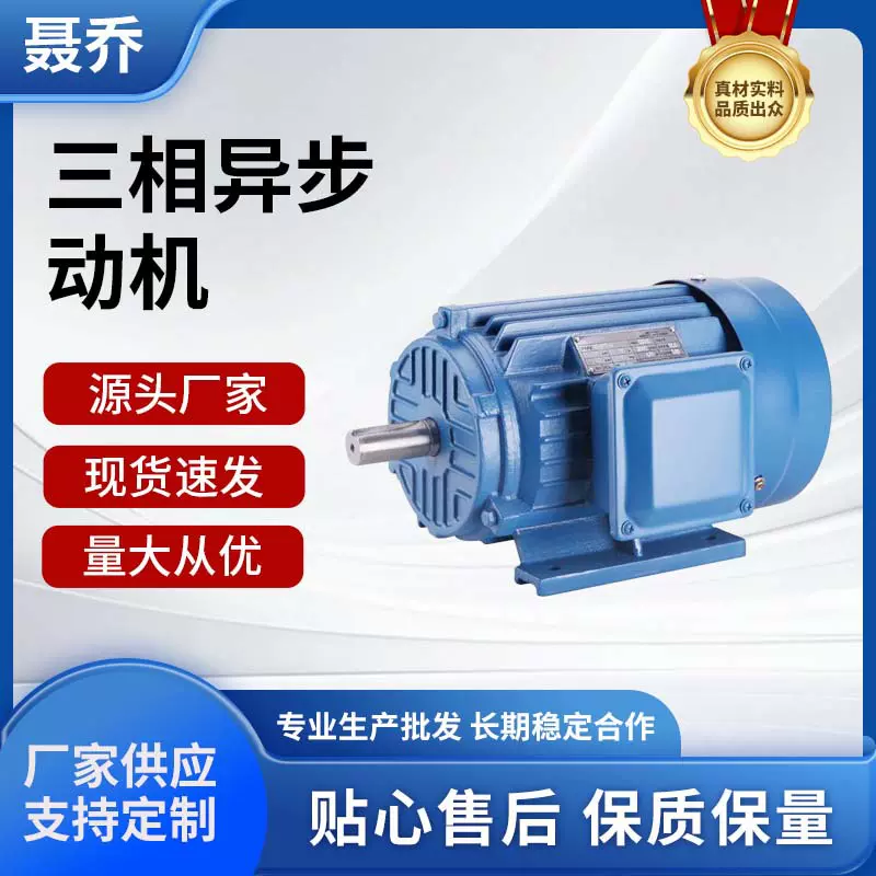 3KW2极三相异步电机工业厂家生产电动机风机纯铜节能高效大功率