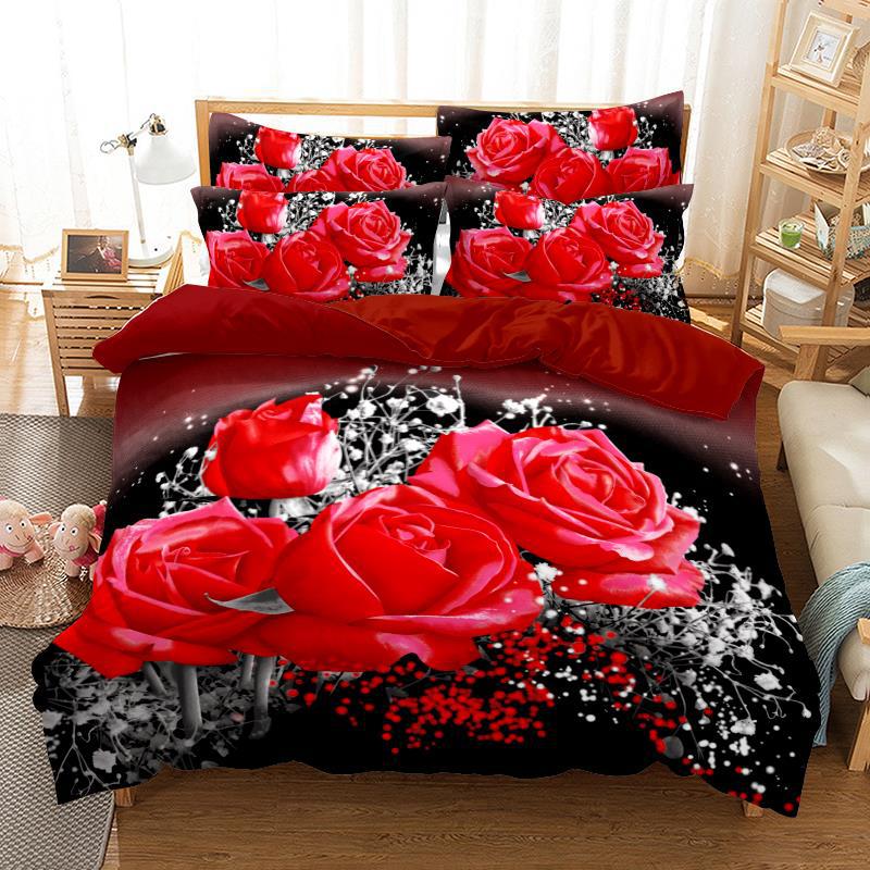 Rose Quilt Cover 13 / US Twin 173x218cm-China