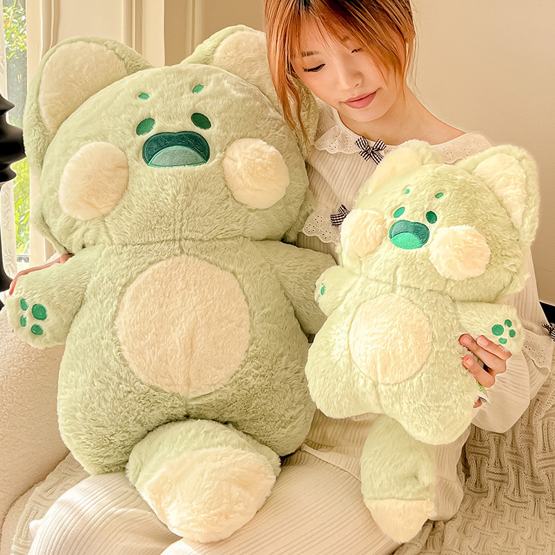 Auténtico peluche Dudu Meow, adorable gatito mapache, muñeco coleccionable para niñas._voghion.com