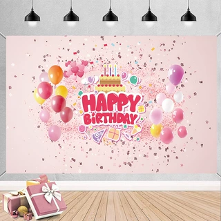 跨境新款生日背景布100D派对狂欢各大系列场景装饰布置生日横幅