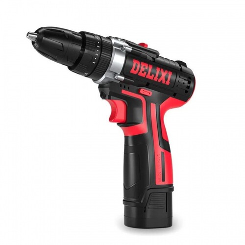 Delixi brushless lithium electric drill rechargeable household multi-functional hand drill to impact pistol drill power tool