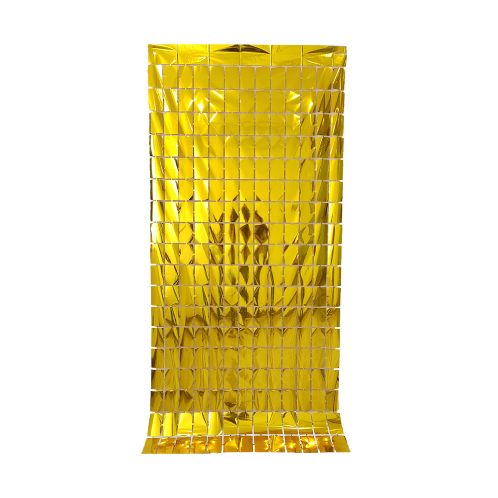 Decoración de fiesta de Amazon nueva cortina cuadrada brillante suministros de fiesta para la imagen cortina cuadrada brillante personalizada image 7
