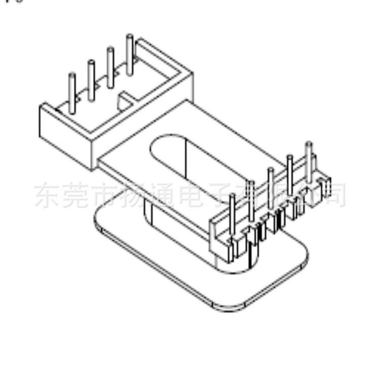 ED20变压器骨架ED20电木骨架5+4高频骨架BOBBIN
