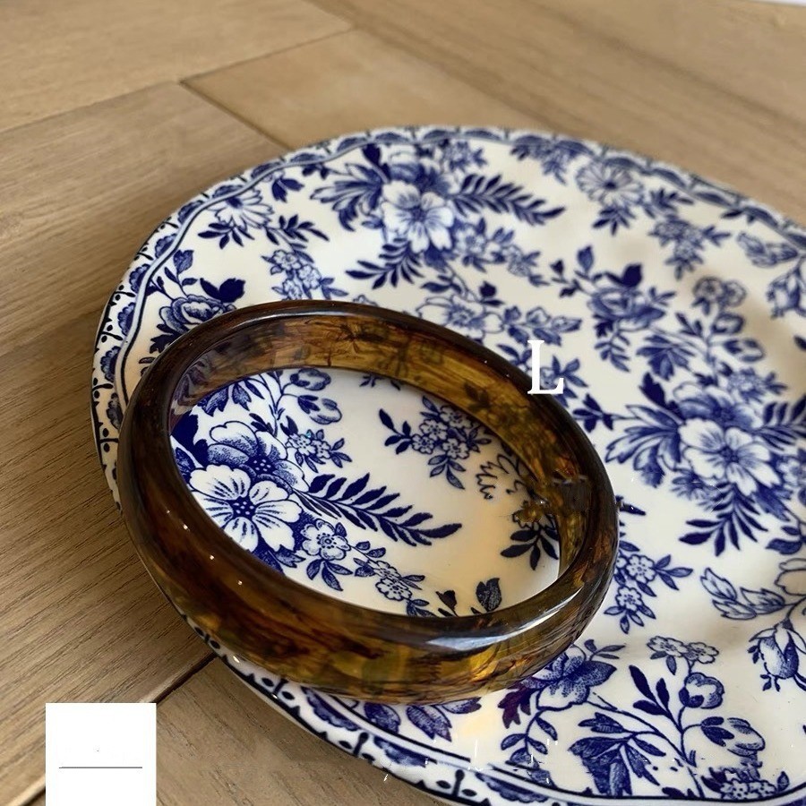 All Seasons Season Women's Gender Retro Classic Style Solid Color Acrylic Bangles Wholesale