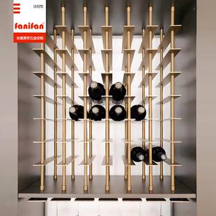 √Aluminum Alloy Thousand-Layer Wine Rack, Accessible Luxury Hanging Red Wine Display Rack, Metal Red Wine Rack, Bar Cabinet Storage Rack