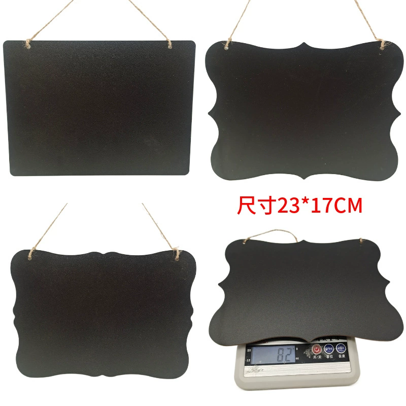 Деревянные ремесла украшения висит щепа день рождения партии украшения дома доска кулон