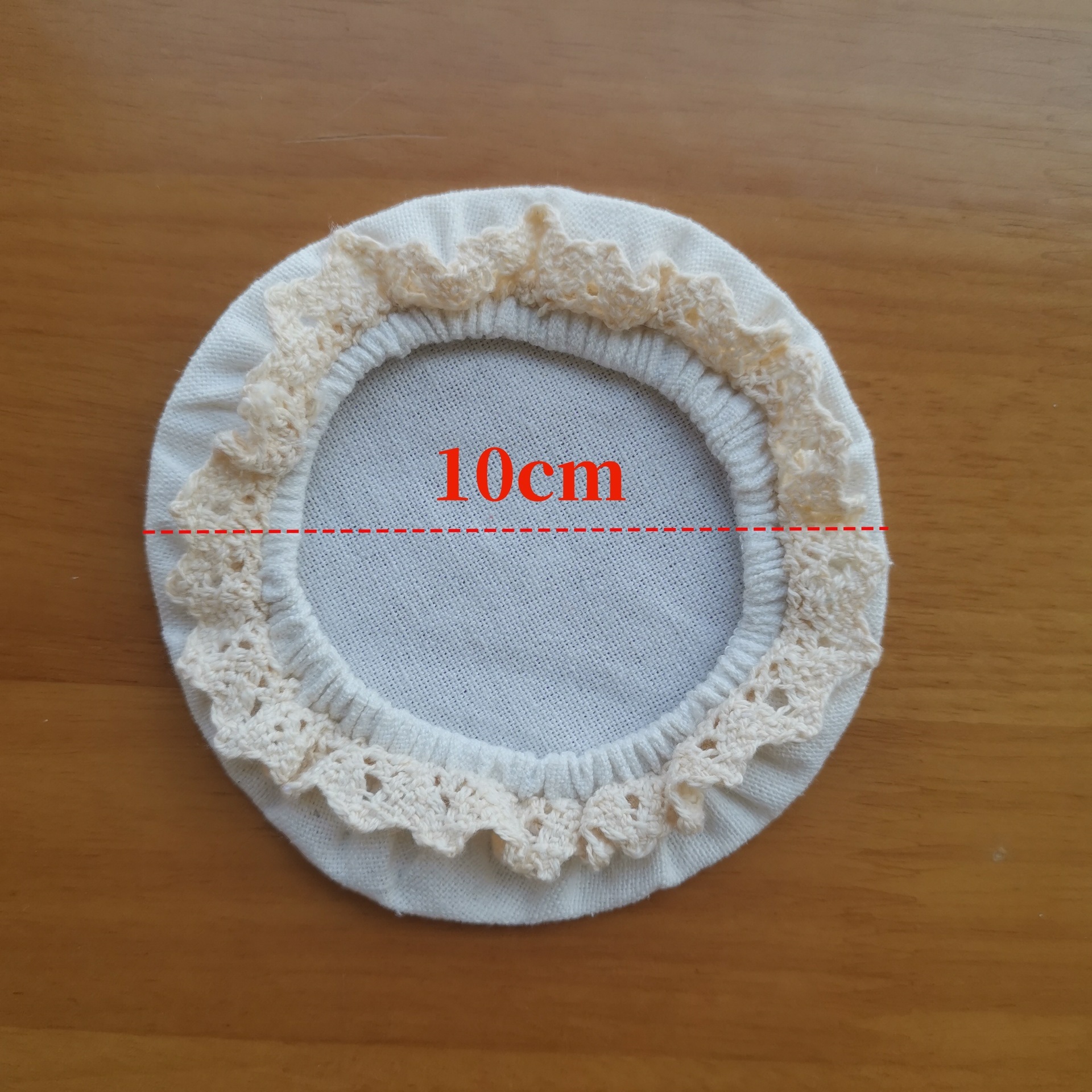 Cotton Fabric Bowl Cover Elastic Dustproof Breathable Bowl Cloth Lid for Bread Fermentation Reusable