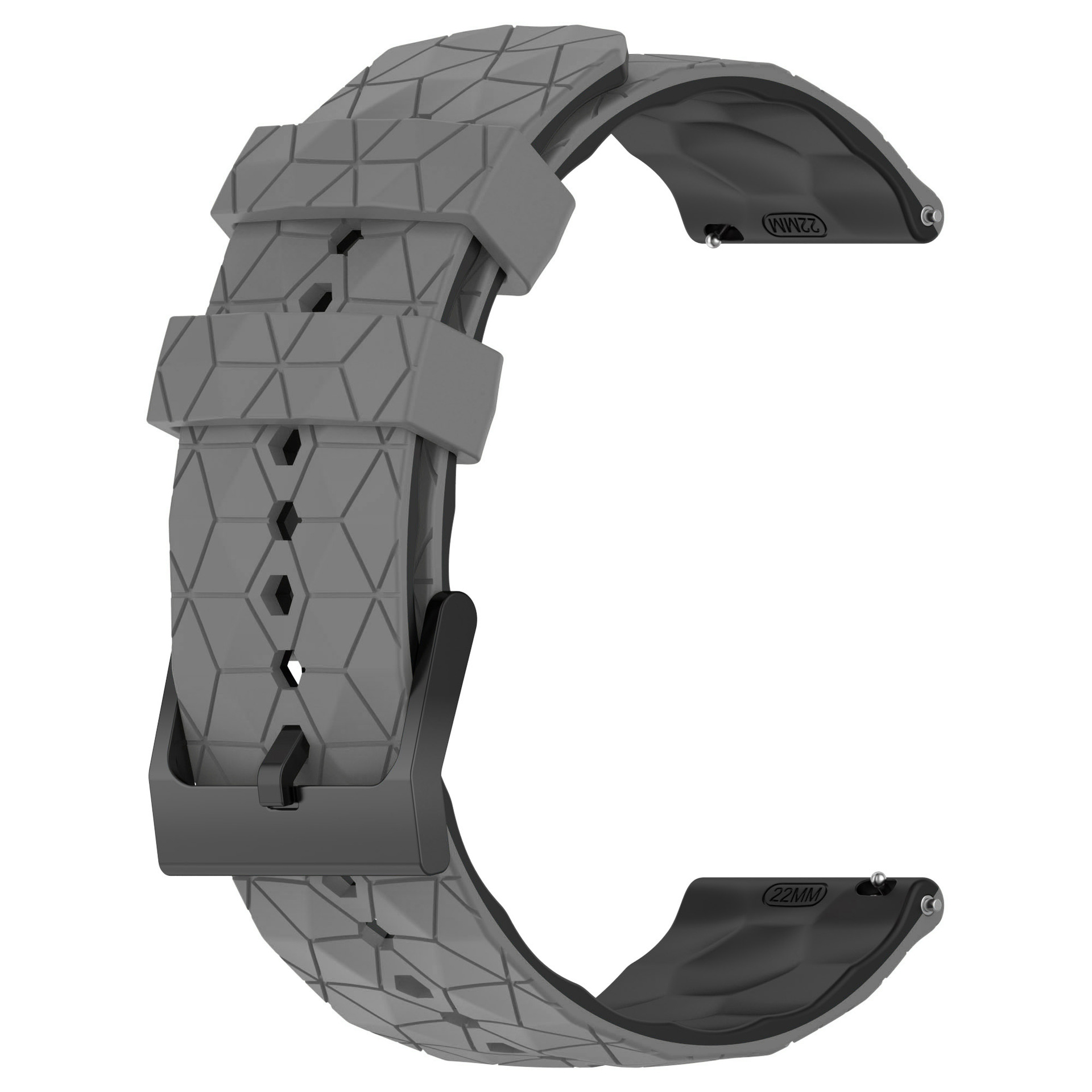 Adecuado para Samsung Galaxy Watch Huawei Watch GT Fútbol patrón bicolor 20/22mm Correa universal