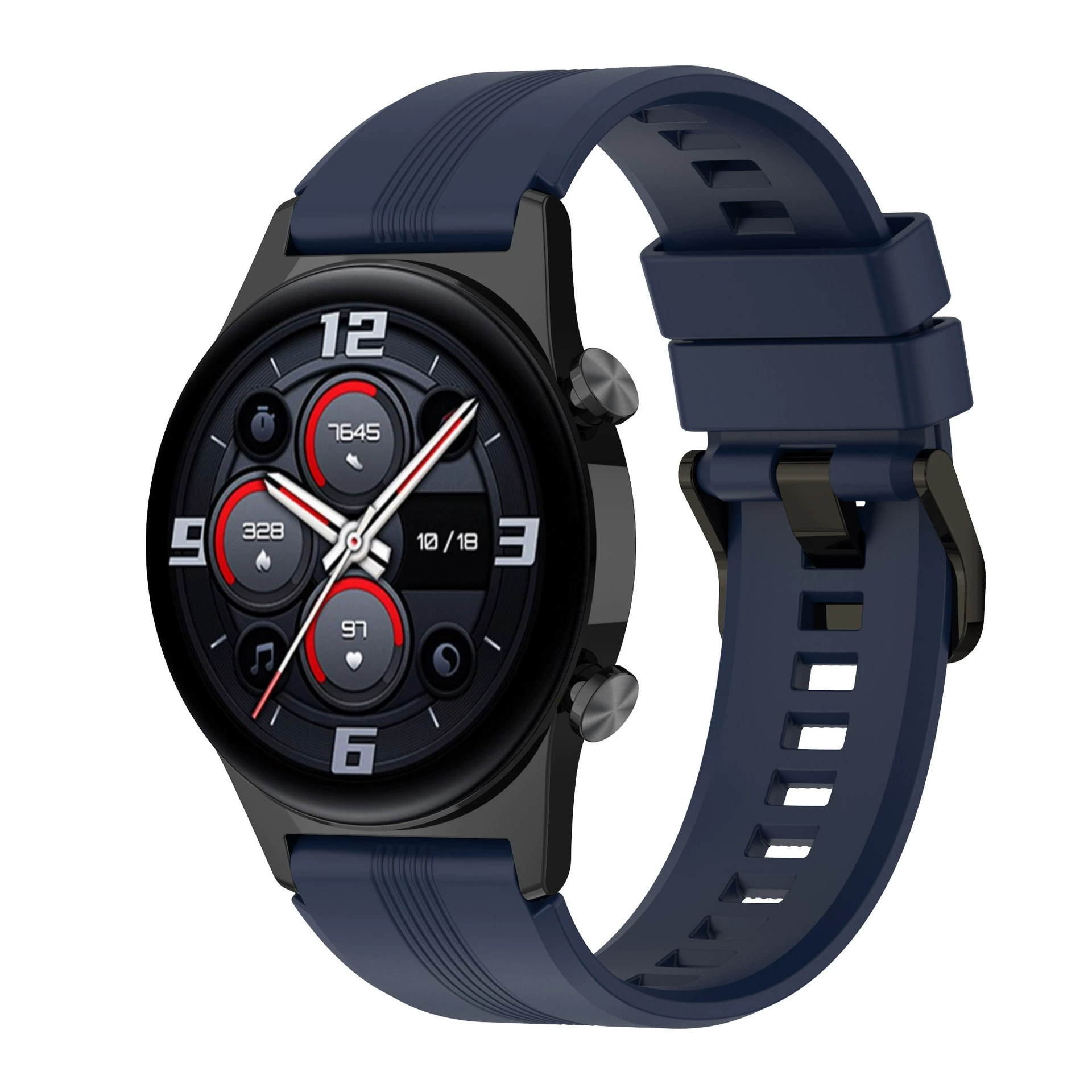 Совместимо с Honor Watch GS3 силиконовая подставка, Honor Watch GS3 официальный 22 мм, полосатые ступени