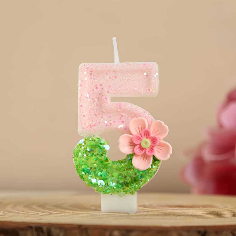 クロスボーダー Amazon Xiyin ホットセールアイテムクリエイティブフラワーデジタル誕生日キャンドル DIY 1 歳のケーキパーティーの装飾|undefined