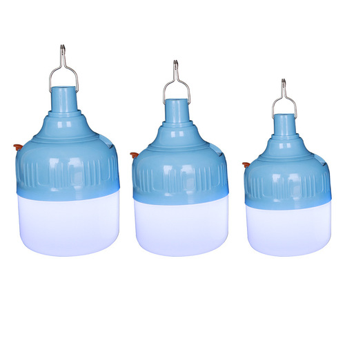 Outdoor tent lights, camping lights, household emergency lighting, stall lights, street stall lights, high-power LED rechargeable light bulbs
