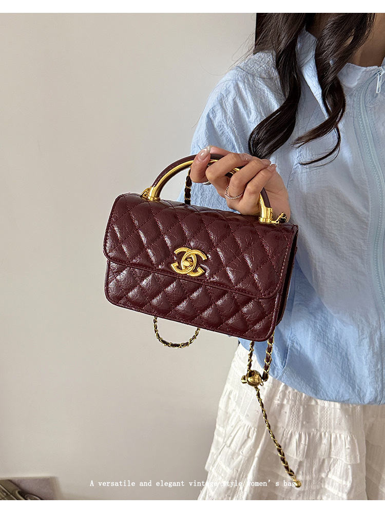 Xiaofangfeng bolso de mujer bordado de diamante bolso de hombro pequeño bolso de lujo ligero bolso de cadena bolso de mano