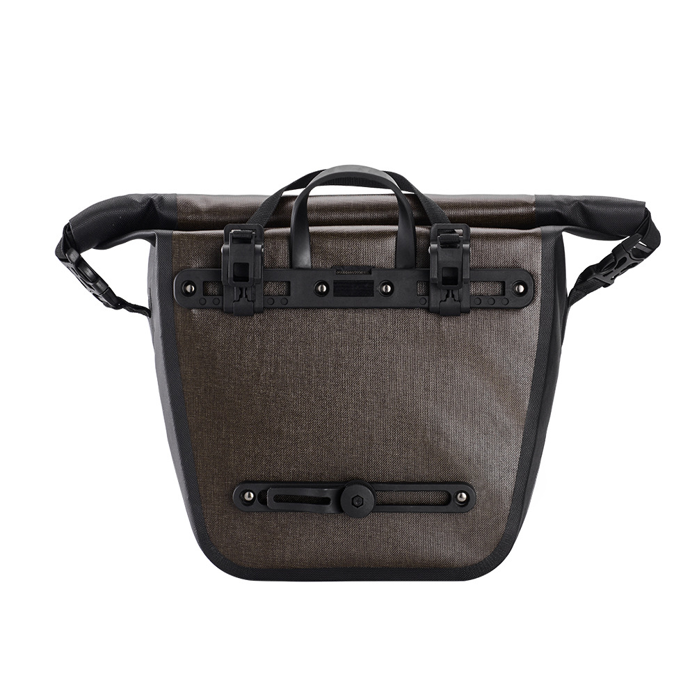 Neutral bicycle rear shelf fully waterproof backpack single-sided frame bag, long-distance mountain bike bag_voghion.com