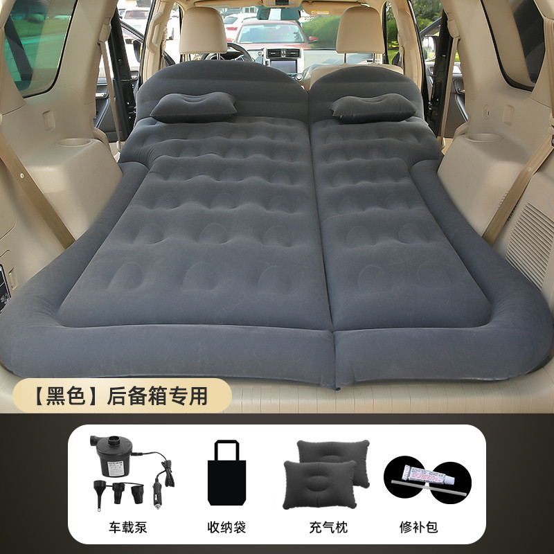 XPeng Car Inflatable Bed Mattress for Xiaopeng mona03 Trunk Rear Row Sleeping Pad (Vehicle-mounted inflatable bed) - trunk-only-black-suv-honeycomb-style