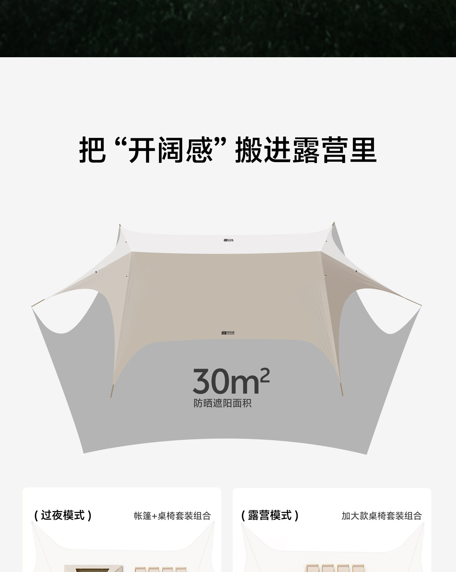 Explorer Yilan's New No-Build Canopy, Integrated Outdoor Black Glue Quick-Open Tent, Camping Sunshade Tent Cloth