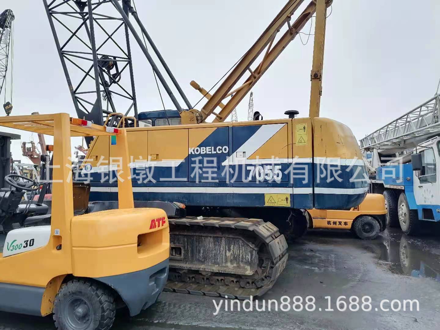 二手神钢50吨神钢7055履带吊  7150 150吨履带吊