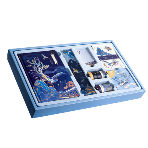 Chinese style handbook gift box set Chaohua Chengqian handbook literary retro handbook palace cultural creative classical gift