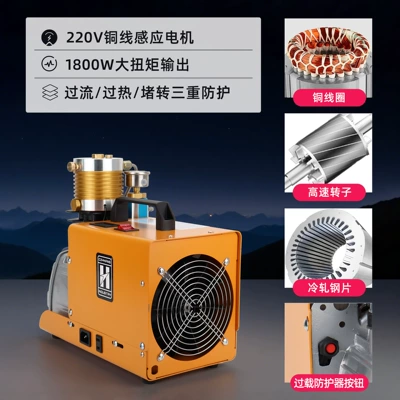 Hava kompressorları, High-Pressure Air Pump 30Mpa