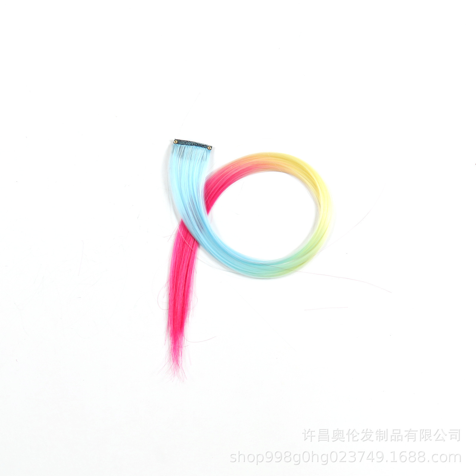 Perucas de color teñido bicolor tricolor orejas teñido una pieza de teñido extensión de cabello fábrica de pelucas en stock al por mayor