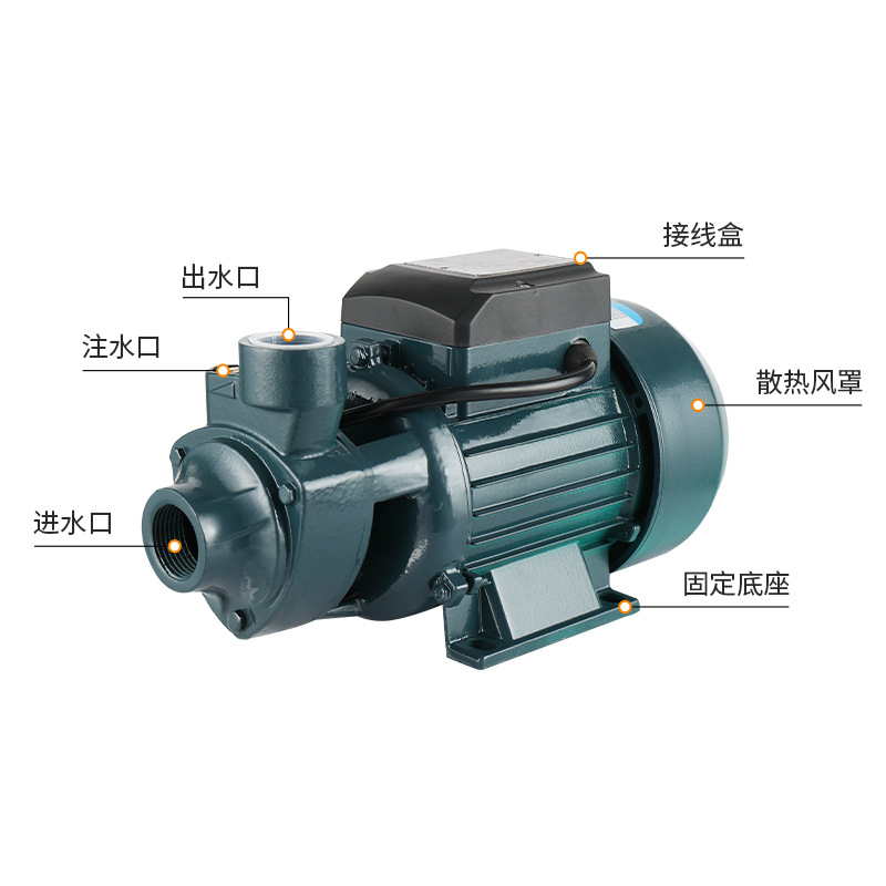 Bomba de vórtice QB60 bomba de agua limpia bomba centrífuga de tubería de agua del grifo 110 / 220V bomba de agua presurizada solar