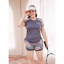 新款分体胖妹妹加肥加大运动保守显瘦遮肉沙滩温泉度假泳装女批发