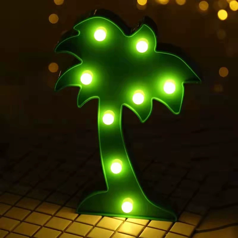 LED shape lamp, warm white, creative decorative shapes (moon, star, cloud, cactus, more)