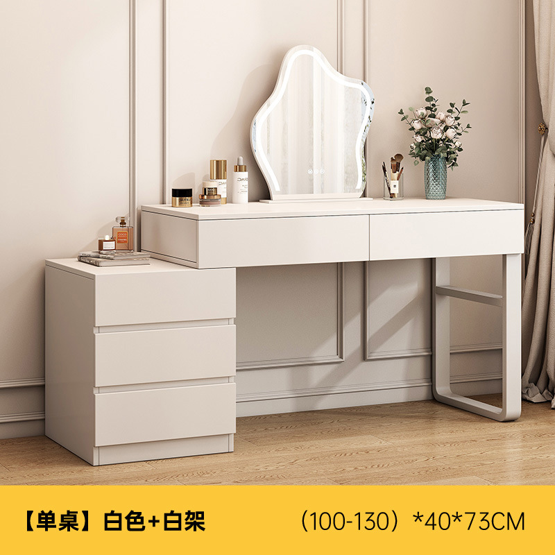 Cream-wind comedor de dormitorio mesas de cabecera en una casa moderna y simple escritorio de dormitorio principal espejo mesa de maquillaje