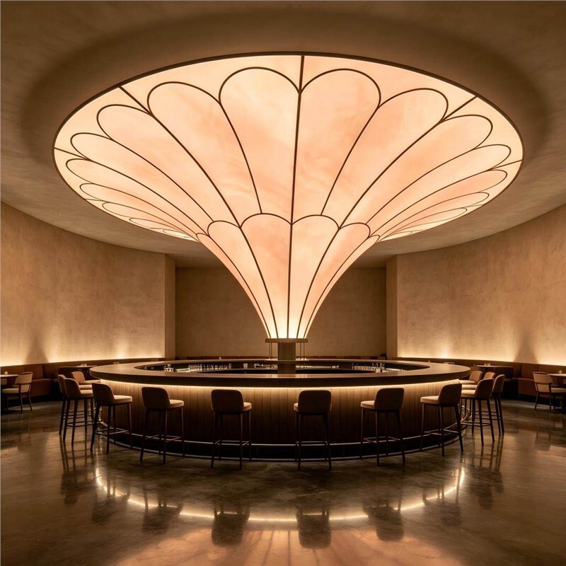 Catering, Aerial Restaurants, Bars, Islands, Glowing Trees, Cafes, Hotel Lobbies, Shopping Malls, Umbrella-Shaped Decorative Lighting Fixtures Catering, Aerial Restaurants, Bars, Islands, Glowing Trees, Cafes, Hotel Lobbies, Shopping Malls, Umbrella-Shaped Decorative Lighting Fixtures