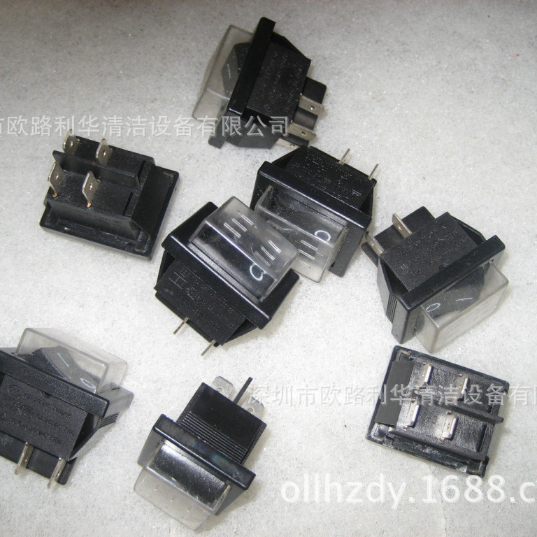 供应90升真空吸尘器电源开关 16A按键 劲霸AS90-2-3吸尘器开关