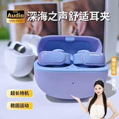 クリップオン Bluetooth ヘッドセットワイヤレスノイズリダクションホットセールソース工場ブランド 2025 新しいイヤークリップオンヘッドセット