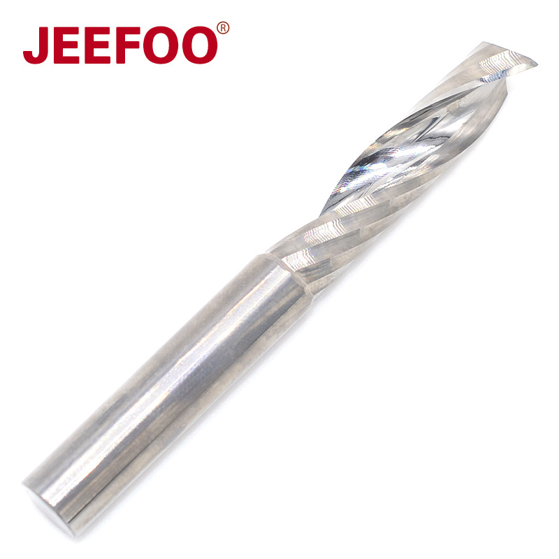 8*35*100L 单刃螺旋铣刀密度板亚克力pvc钨钢铣刀硬质合金钨钢刀