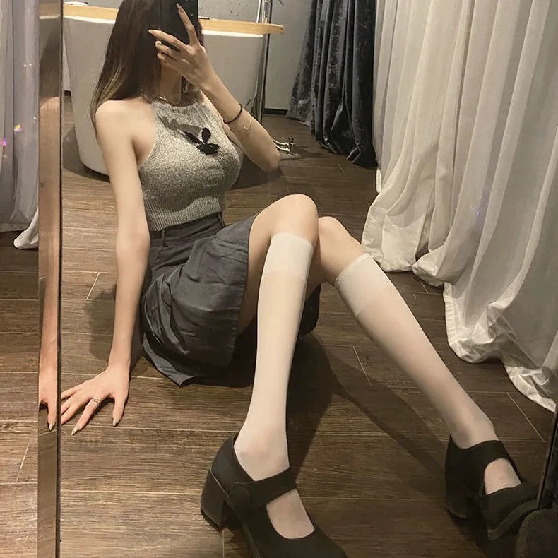 Вельветовые колготки для коленей с мотивом лебедя и однотонные, различные длины 20/32/42/52 см, один размер