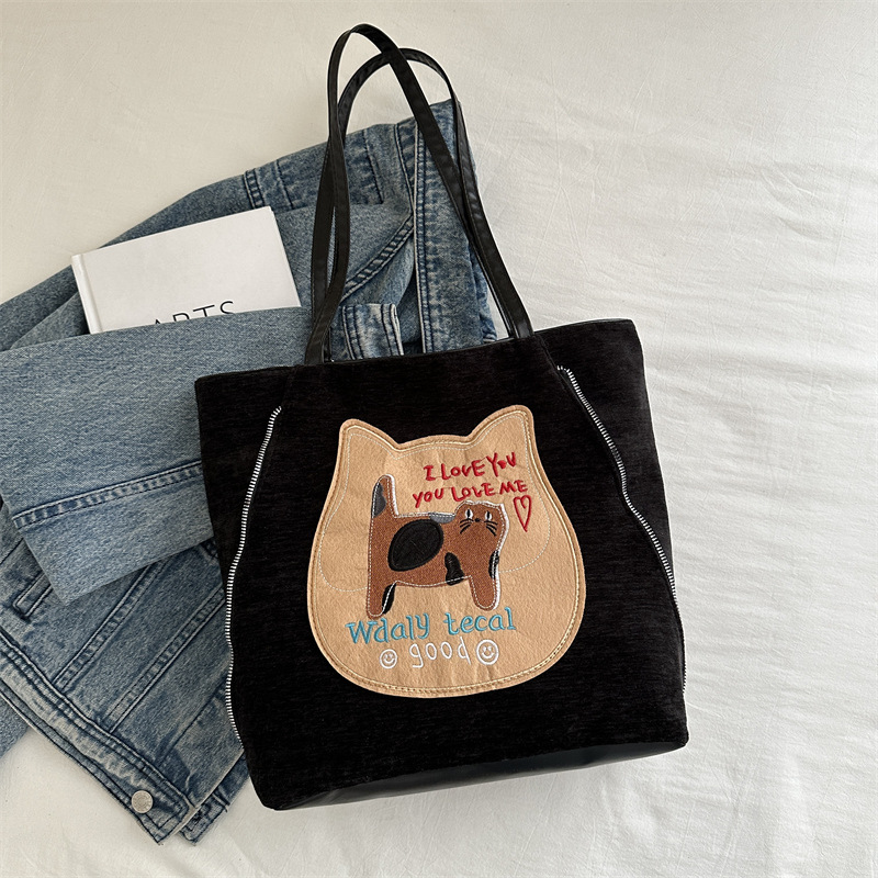 Baja de hombro de doble función, bolsa de hombro de otoño y invierno para mujeres, bolsa de hombro simple para llevar al trabajo.