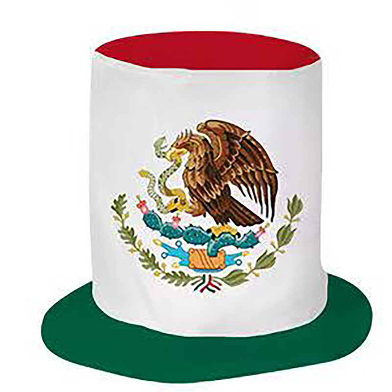 Sombrero de Animación con Bandera de Terciopelo Decorativo para Eventos Deportivos y Fiestas image 33