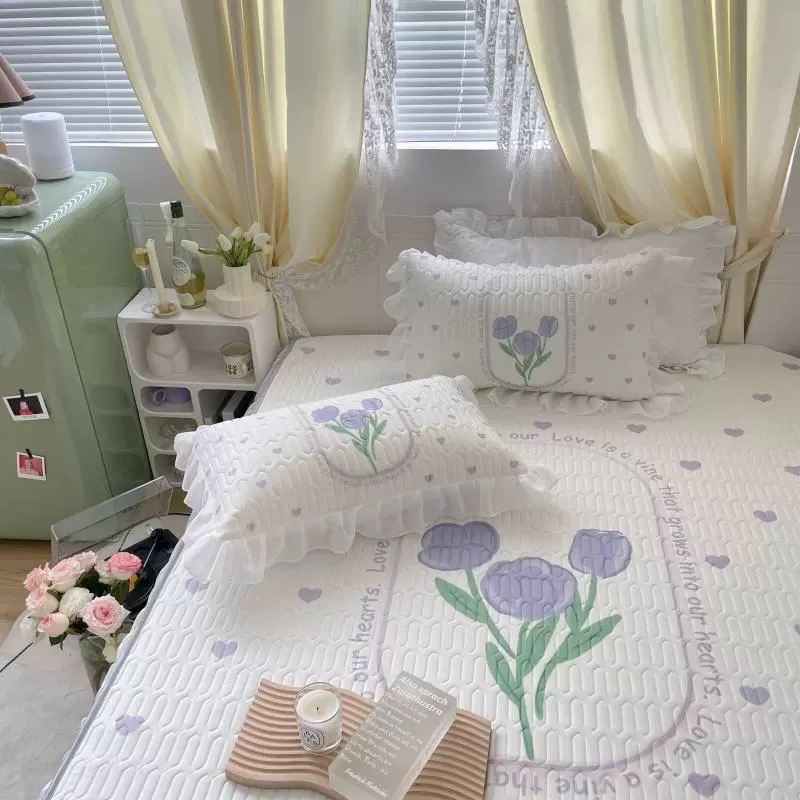 Summer silk mat, set for princess, 3 piece set