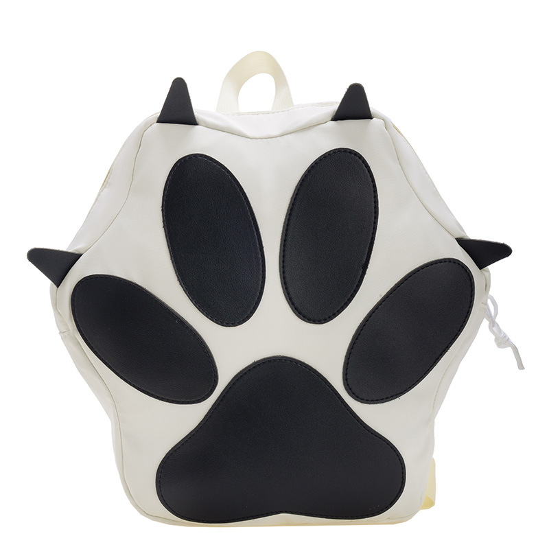 Mochila de estudiantes de dibujos animados dulce y encantadora mochila infantil japonesa creativa de garras de gato de dos dimensiones mochila infantil
