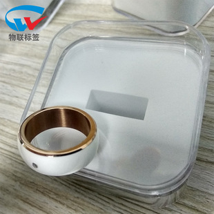 钛钢环树脂面NFC智能戒指 Nfc Ring 不锈钢NFC指环rfid芯片戒指-阿里巴巴