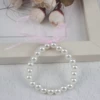 Plastic hair band from pearl, bracelet, 6mm